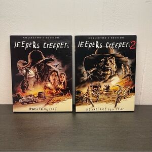 Jeepers Creepers 1 & 2 Blu-ray Collector's Edition w/ Slipcover Scream Factory